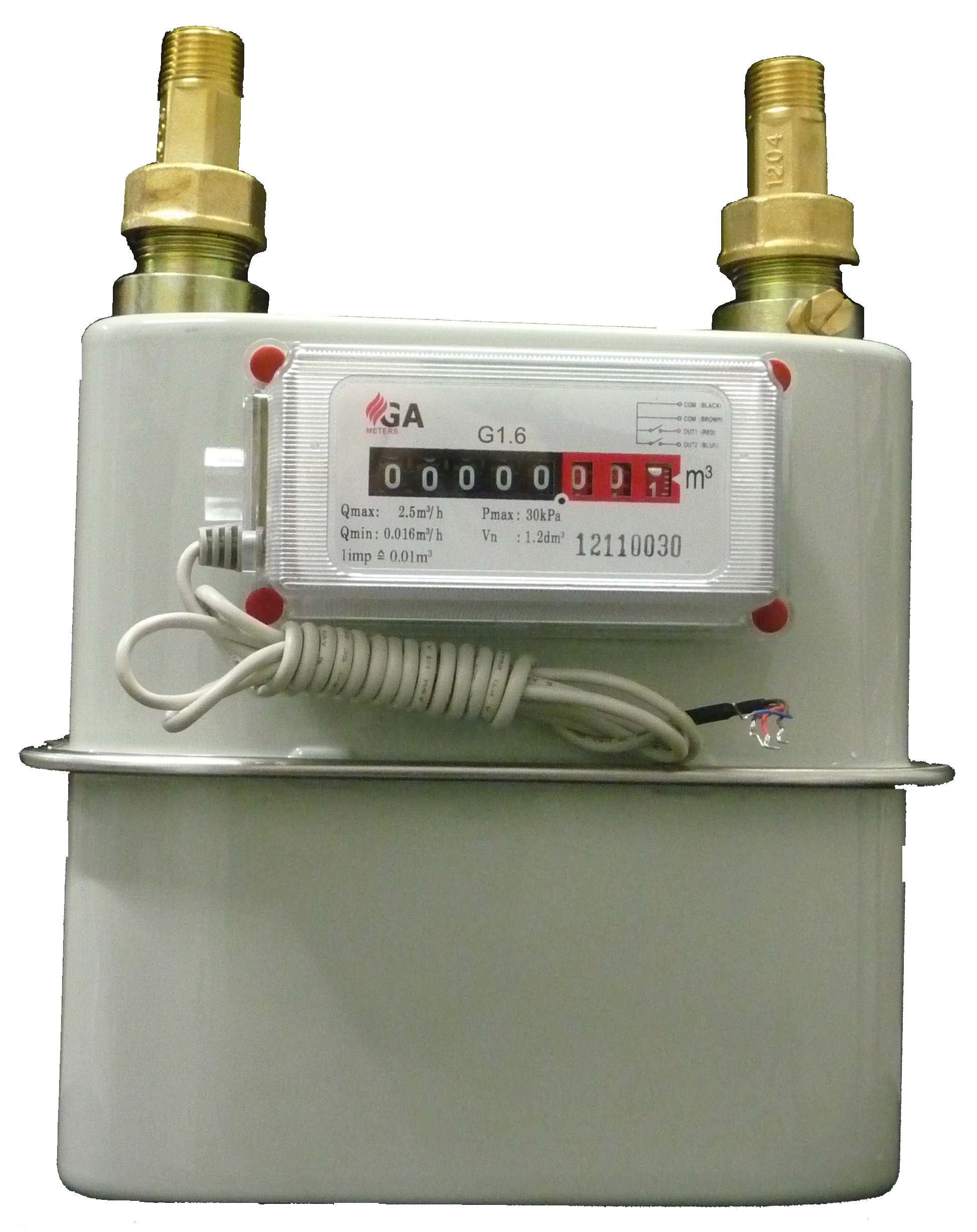 G1.6 Meter Gas Steel Body with Pulse and N&T