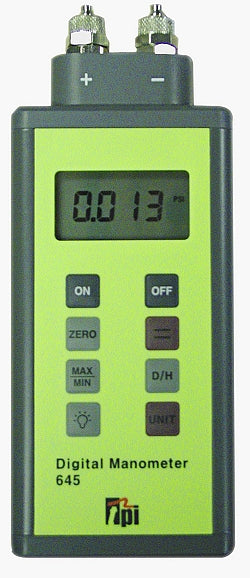 Digital Manometer 0-210kPa TPI Model 645