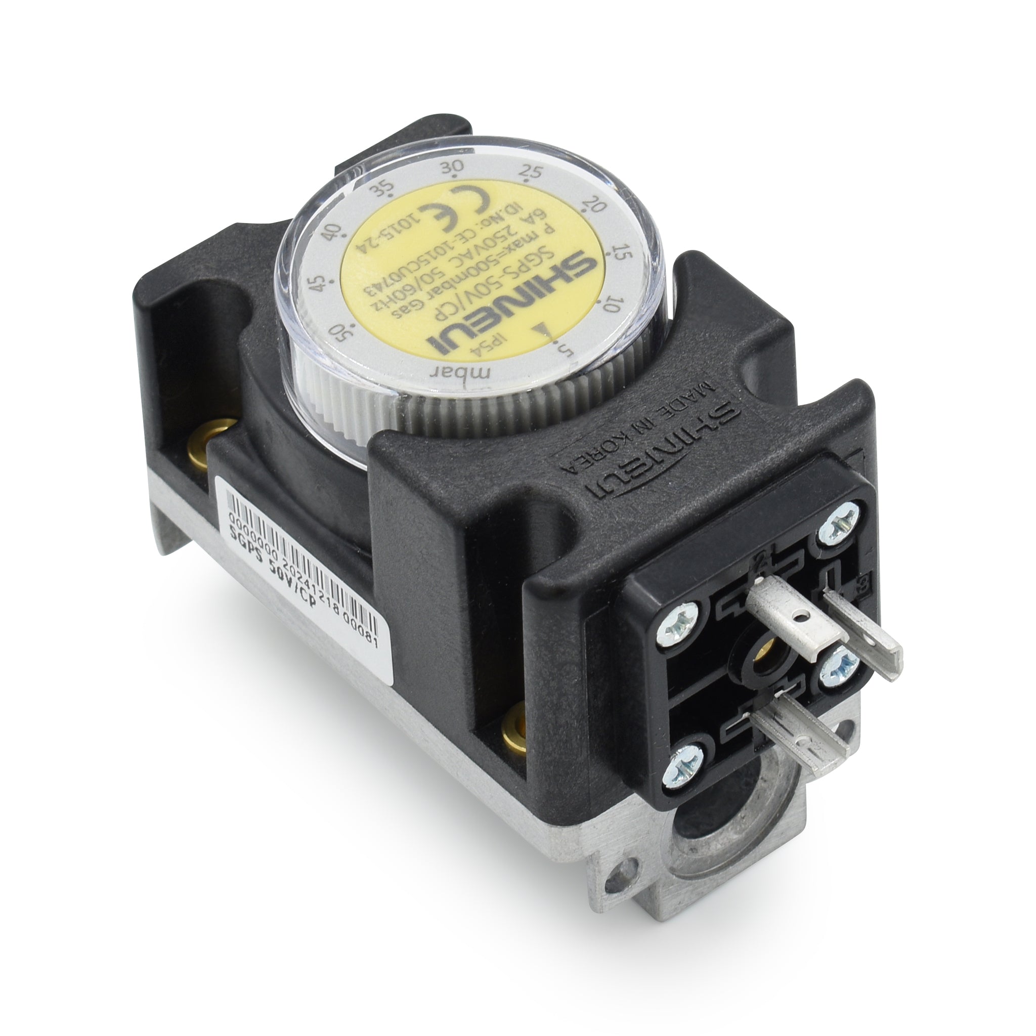Gas Pressure Switch Compact 5 - 50 mbar IP54